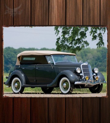 Металлическая табличка Ford V8 Deluxe Phaeton (48-750)